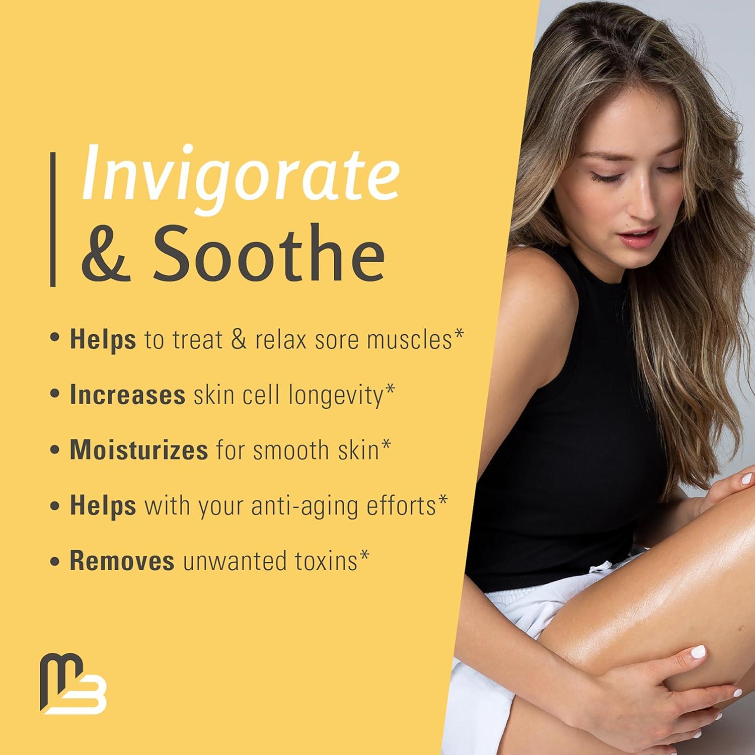imageArnica Sore Muscle Massage Oil with Collagen Stem Cells and Menthol AntiCellulite Therapy for Full Body FastAbsorbing Multipurpose Treatment 8 fl oz by M3 NaturalsYlang Ylang Ginger 1 Pack