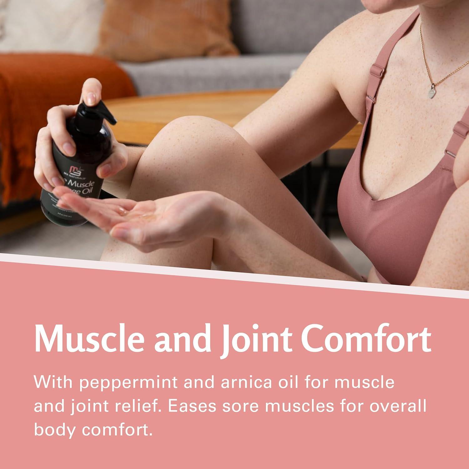 imageArnica Sore Muscle Massage Oil with Collagen Stem Cells and Menthol AntiCellulite Therapy for Full Body FastAbsorbing Multipurpose Treatment 8 fl oz by M3 NaturalsSore Muscle 1 Pack