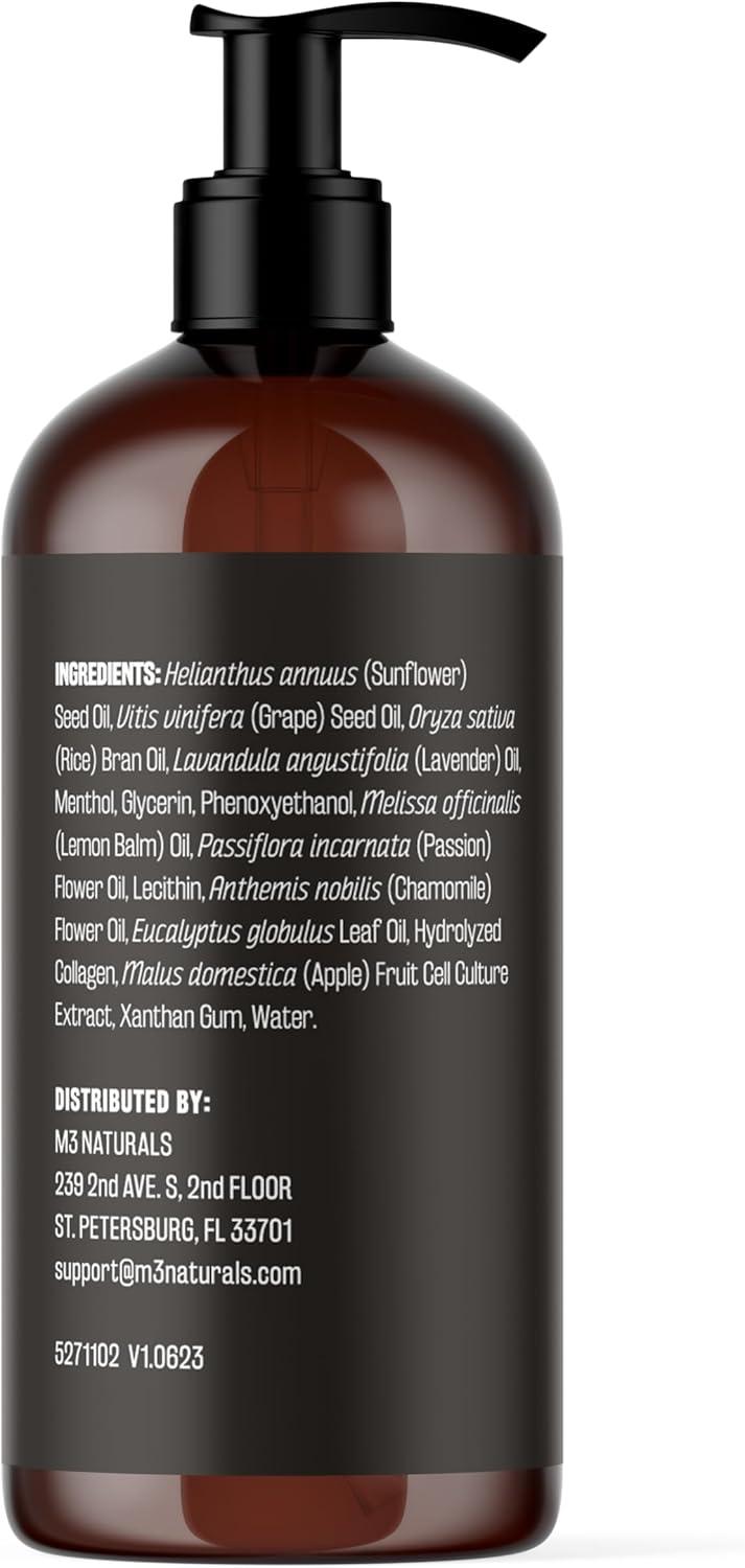 imageArnica Sore Muscle Massage Oil with Collagen Stem Cells and Menthol AntiCellulite Therapy for Full Body FastAbsorbing Multipurpose Treatment 8 fl oz by M3 NaturalsLavender 1 Pack