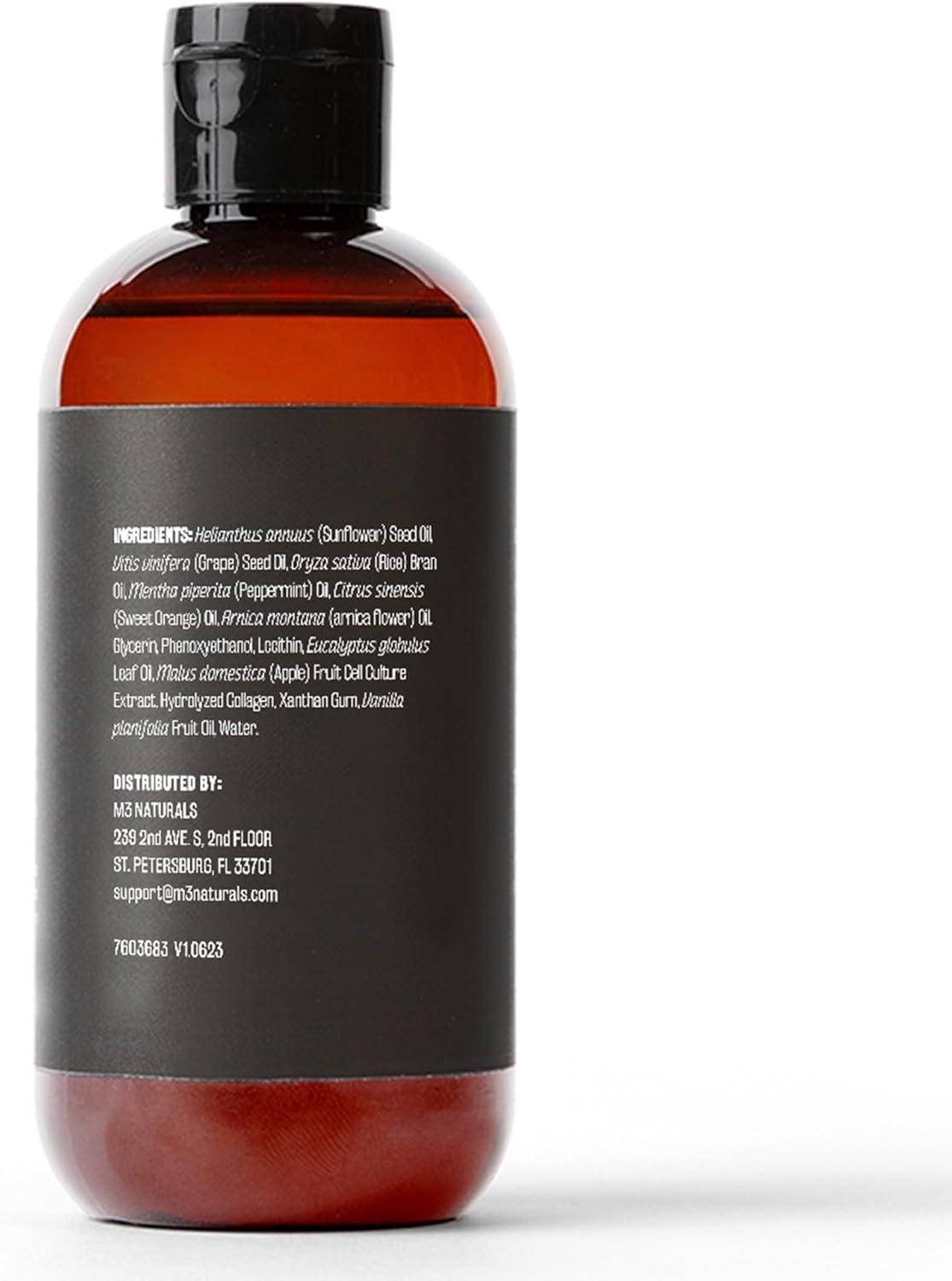 imageArnica Sore Muscle Massage Oil with Collagen Stem Cells and Menthol AntiCellulite Therapy for Full Body FastAbsorbing Multipurpose Treatment 8 fl oz by M3 NaturalsSore Muscle 2 Pack