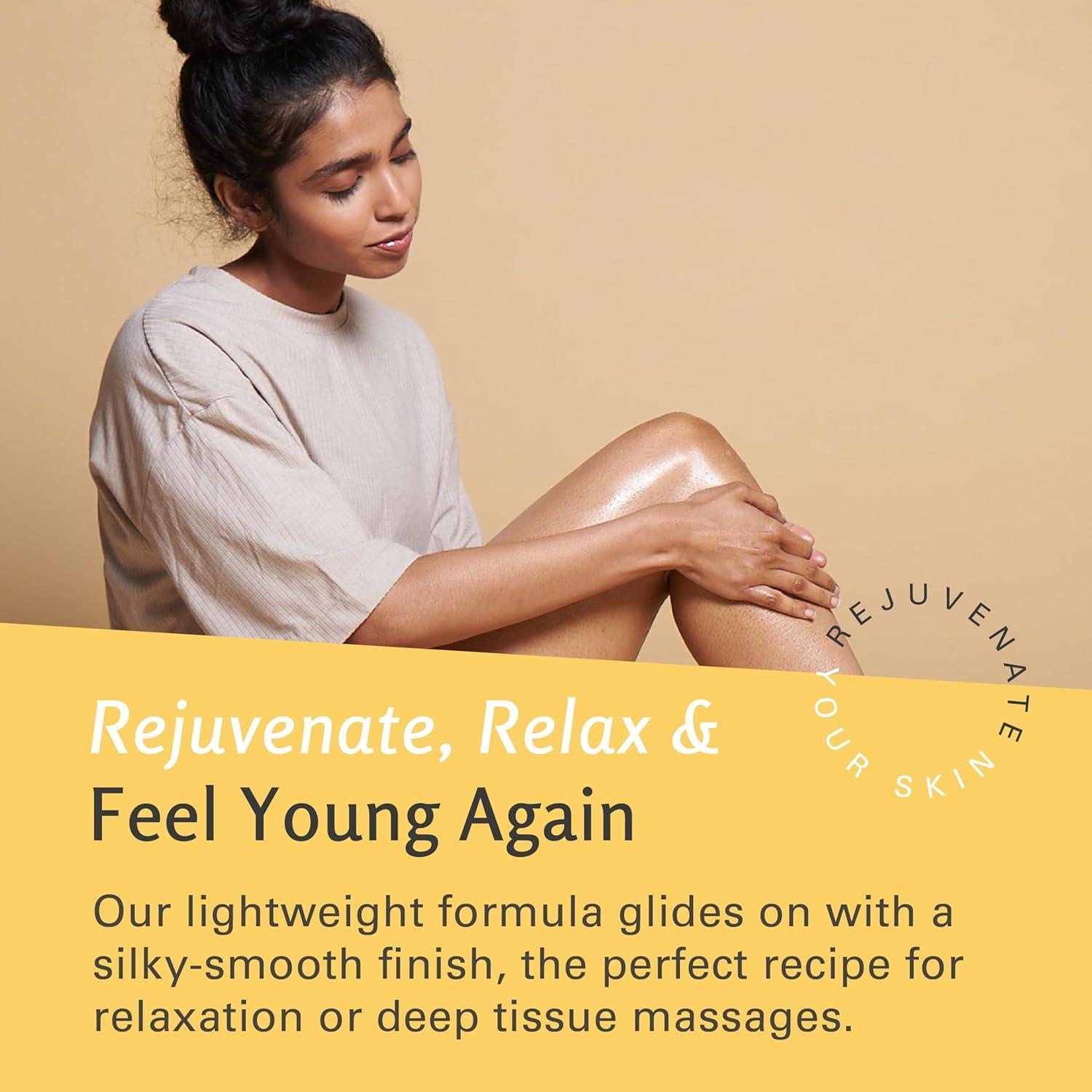 imageArnica Sore Muscle Massage Oil with Collagen Stem Cells and Menthol AntiCellulite Therapy for Full Body FastAbsorbing Multipurpose Treatment 8 fl oz by M3 NaturalsYlang Ylang Ginger 1 Pack