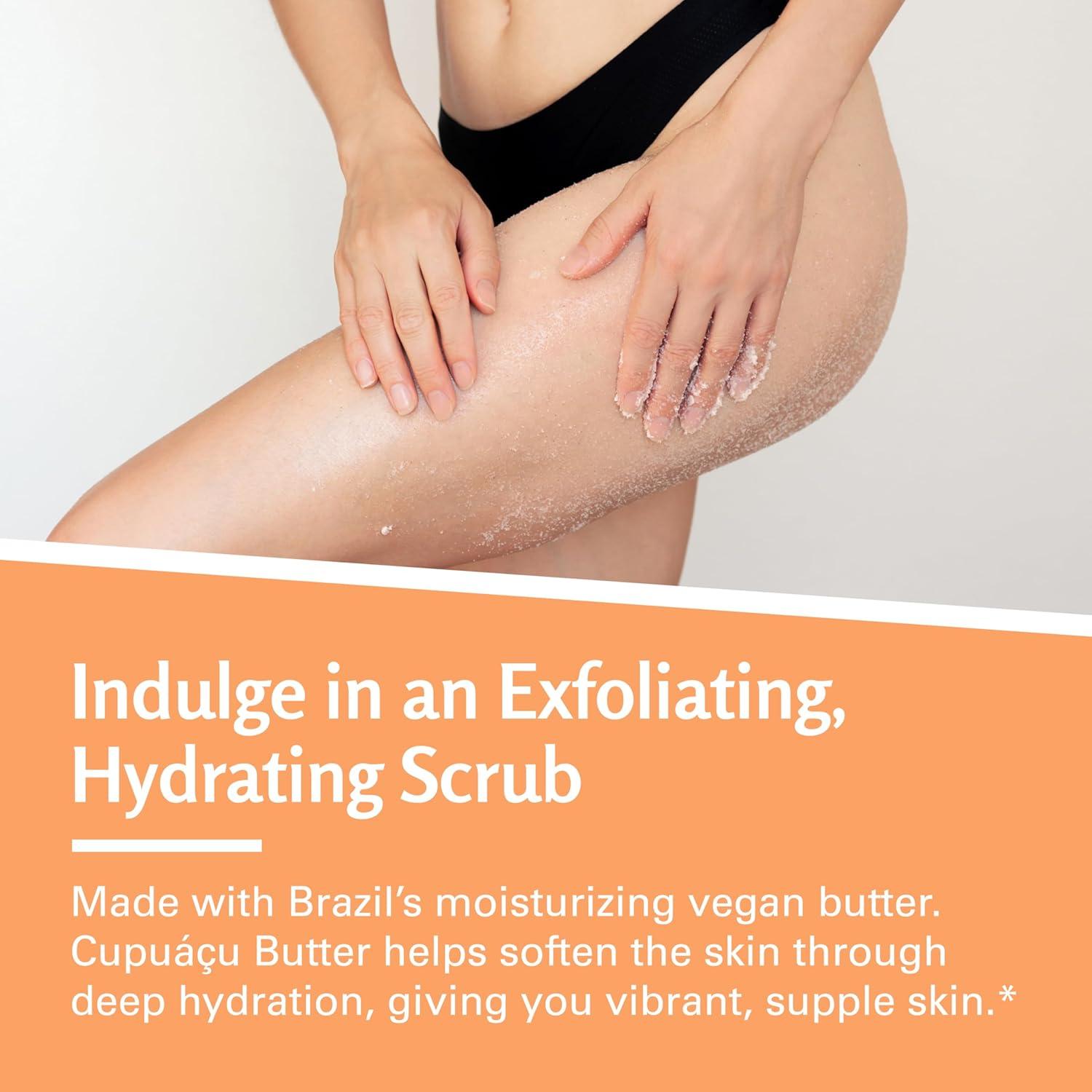 imageBrown Sugar Scrub Face Foot ampamp Body Exfoliator Infused with Collagen and Stem Cell Exfoliating Salt Body Scrub for Toning Skin Cellulite Skin Care 12oz by M3 NaturalsBrazilian Body Scrub