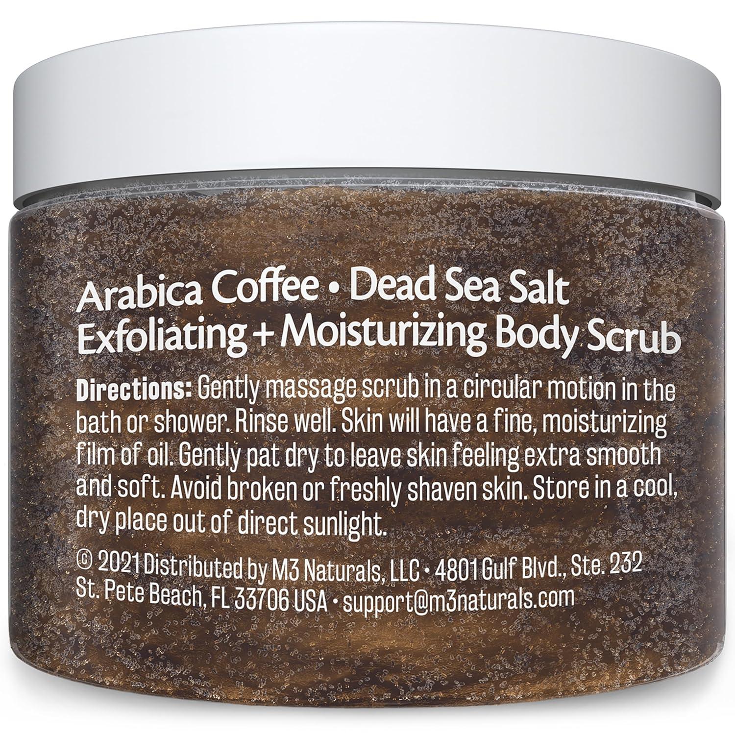 imageBrown Sugar Scrub Face Foot ampamp Body Exfoliator Infused with Collagen and Stem Cell Exfoliating Salt Body Scrub for Toning Skin Cellulite Skin Care 12oz by M3 NaturalsArabica Coffee 12 Ounce Pack of 1