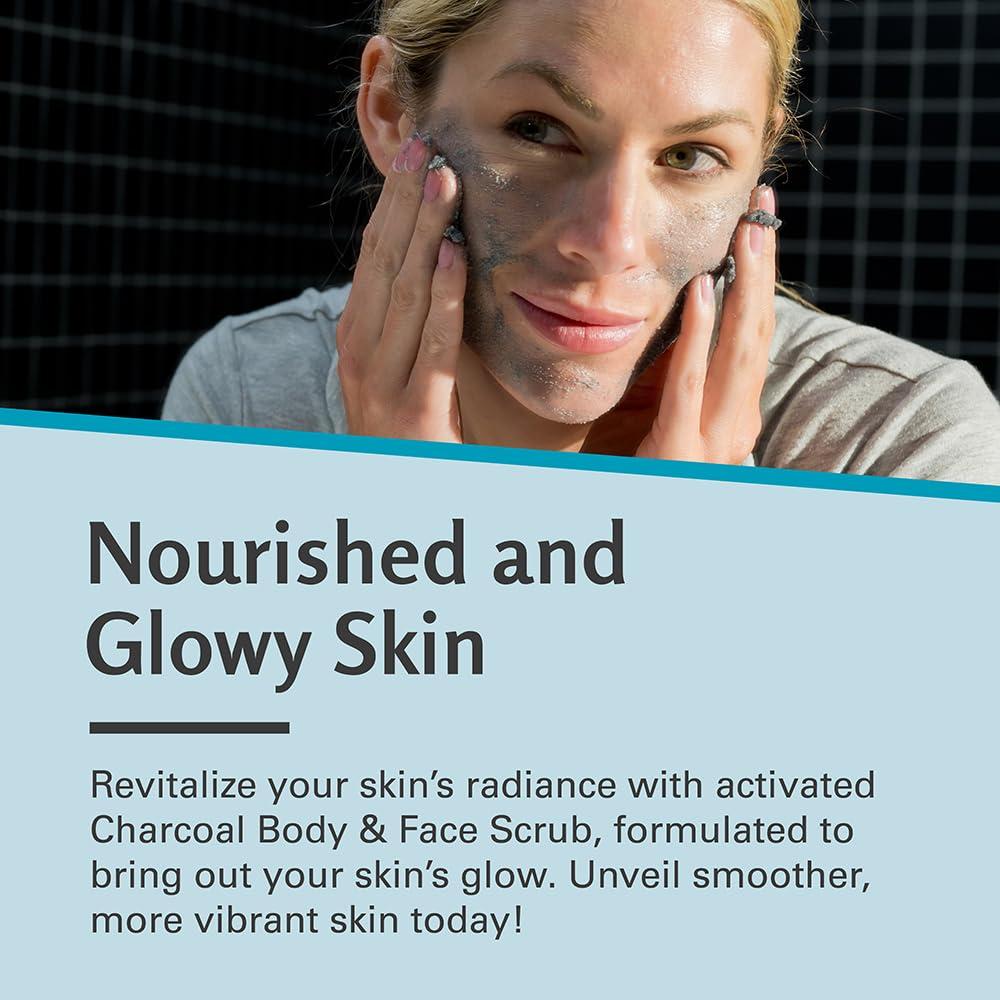 imageBrown Sugar Scrub Face Foot ampamp Body Exfoliator Infused with Collagen and Stem Cell Exfoliating Salt Body Scrub for Toning Skin Cellulite Skin Care 12oz by M3 NaturalsCharcoal 1 Pack