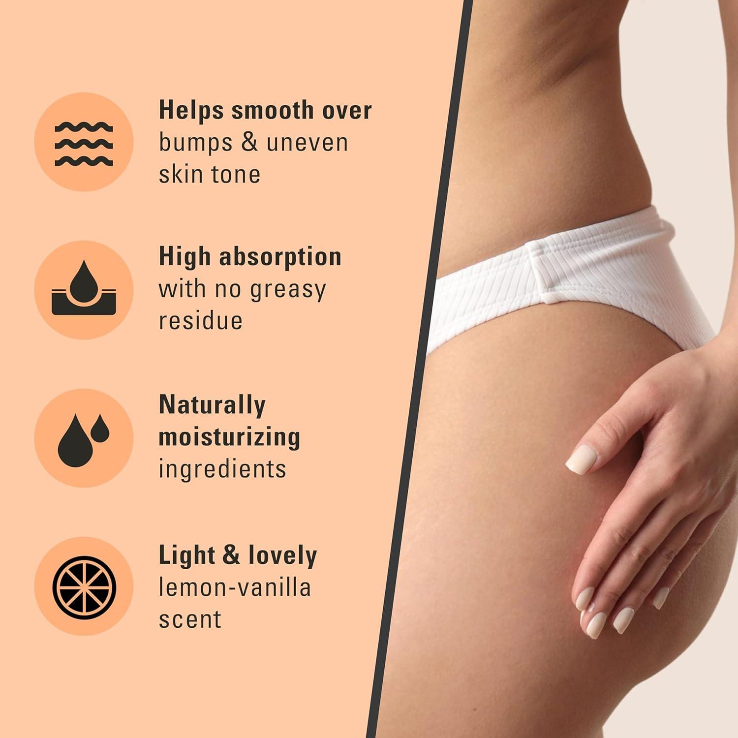 imageBum Bum Cream with Lemon Vanilla Scent 2in1 Skin Care Cellulite Treatment ampamp Massage Lotion NonGreasy Skin Tightening for Firm Butt Belly and Thighs with Cupuau Collagen and Caffeine 8 Fl OzBum Bum Cream