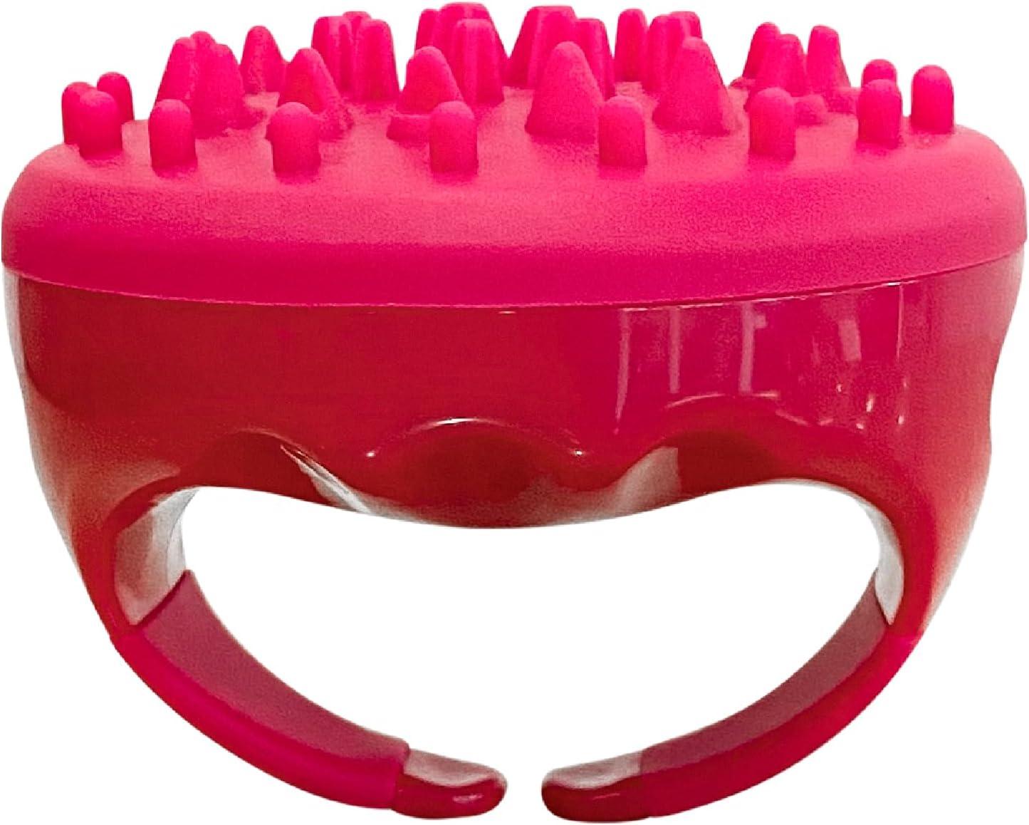 imageCellulite Massager Brush AntiCellulite Silicone Body Scrubber for Skin Smoothing Toning and Firming Handheld Exfoliator for Scalp and Muscles by M3 NaturalsSilicone Brush