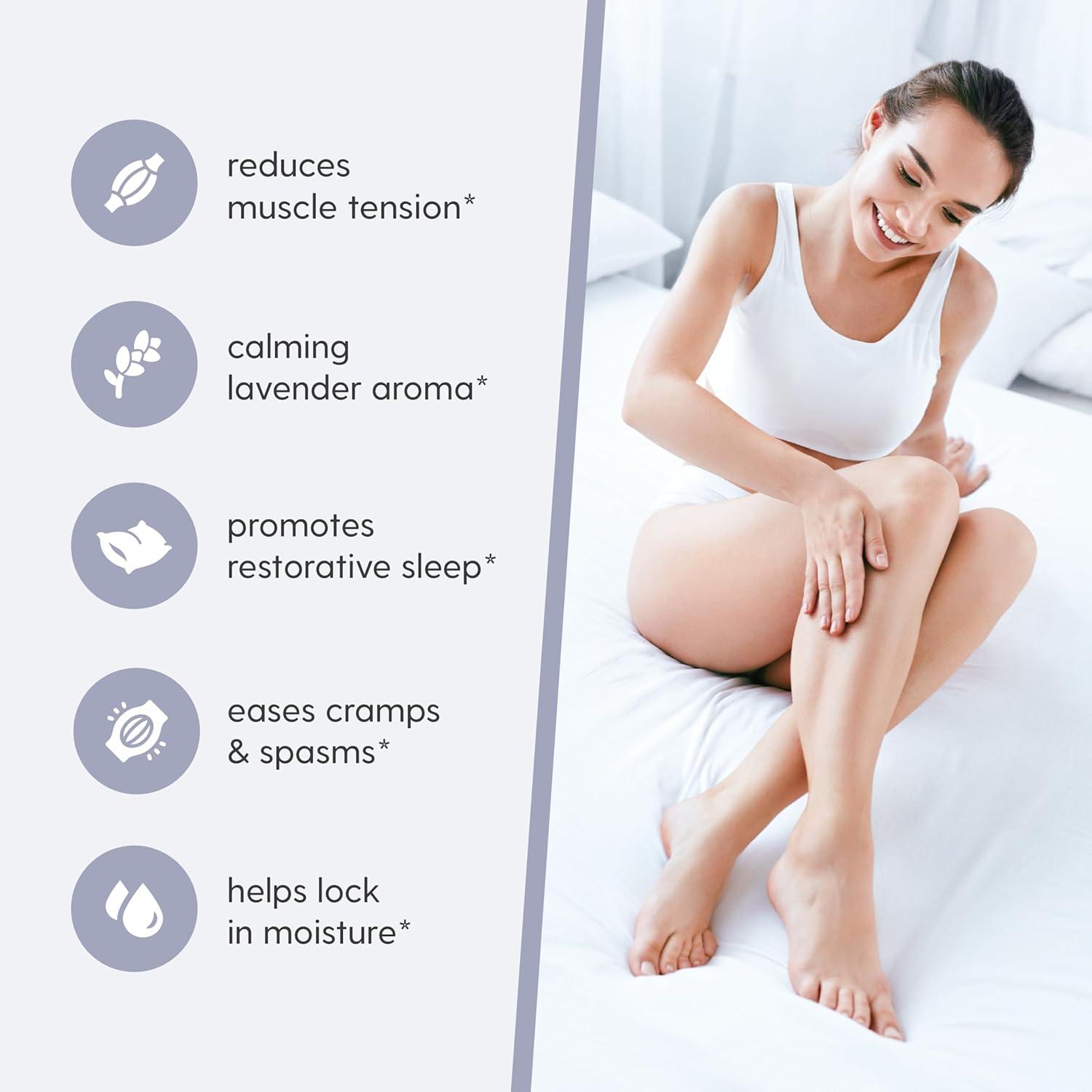 imageM3 Naturals Unscented Magnesium Lotion for Sleep ampamp Leg Cramps Suitable for Sensitive Skin Helps with Muscle Relaxation Soothes Tired Legs ampamp Foot Aches and Supports Restful Nights 8 fl ozLavender Magnesium Oil Spray