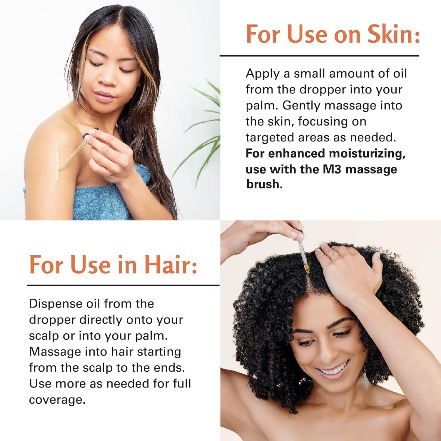 imageM3 Naturals Vegan Batana Oil Unrefined Batana Oil for Hair ampamp Skin Supports Healthy Skin ampamp Collagen Production 100 Pure Batana ampamp NonGMO 2 FL OZ 59 MLBatana Oil 1 Pack