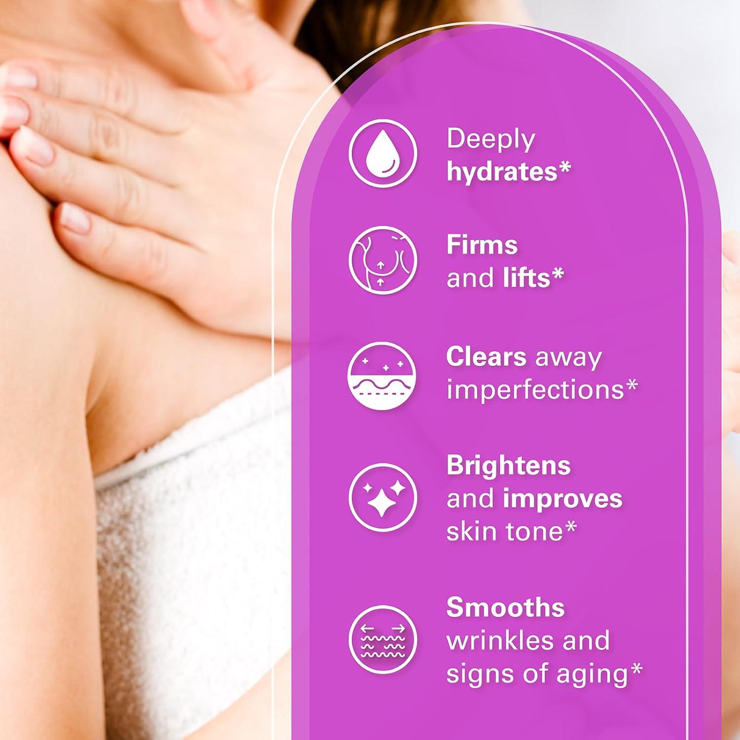 imageMoisturizing Breast Enhancement Cream for Women Firming ampamp Lifting with Collagen and Ceramides Smooths Wrinkles and Dryness for Glowing Skin 4 Fl Oz