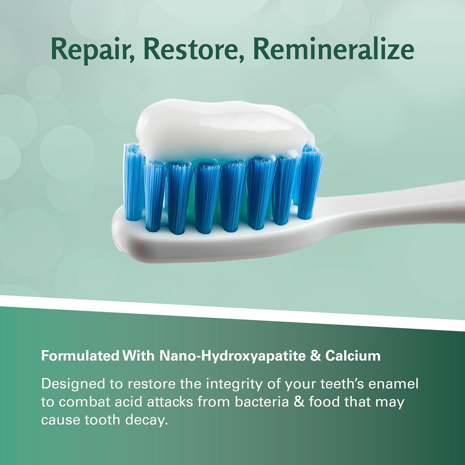 imageNano Hydroxyapatite Fluoride Free Whitening Toothpaste Calcium NonGMO Vegan Paraben Free 423 oz 120 g 1 Pack by M3 NaturalsNano Toothpaste 2Pack