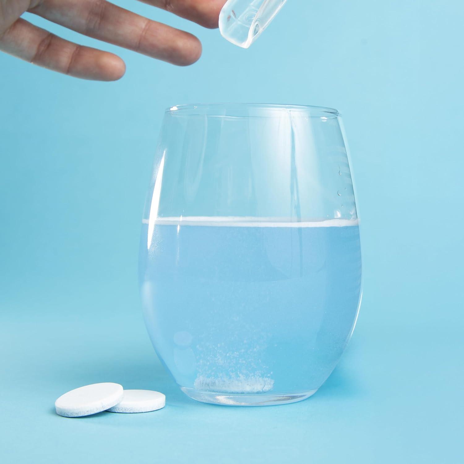 imageRetainer Cleanser Tablets Cleaner Removes Odors Discoloration Stains and Plaque 2 Month Supply Denture Cleansers Retainers Mouth Guards Denture Bath Mint by M3 NaturalsOvernight Whitening 120 Count