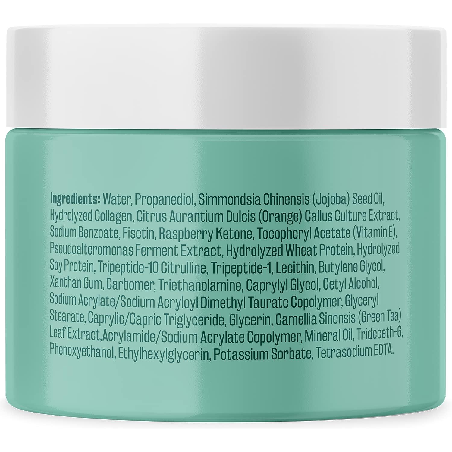 imageStretch Mark Cream Infused with Collagen ampamp Stem Cell Maternity Skincare Oil Removes Stretch Mark Prevention ampamp Scar Remover Lotion Green Tea Extract ampamp Raspberry Ketones 2oz by M3 Naturals