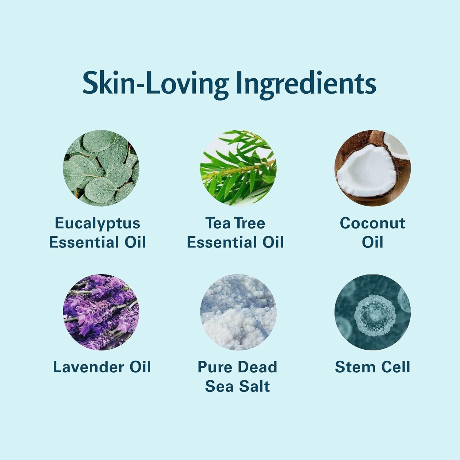 imageTea Tree Oil Foot Soak and Epsom Salts for soaking Foot Spa and Remedy for Athletes Foot Stinky Feet and Foot Soak for Dry Cracked Feet Detox Foot Soak and Tea Tree Oil for Healthy Toenails 16ozLavender