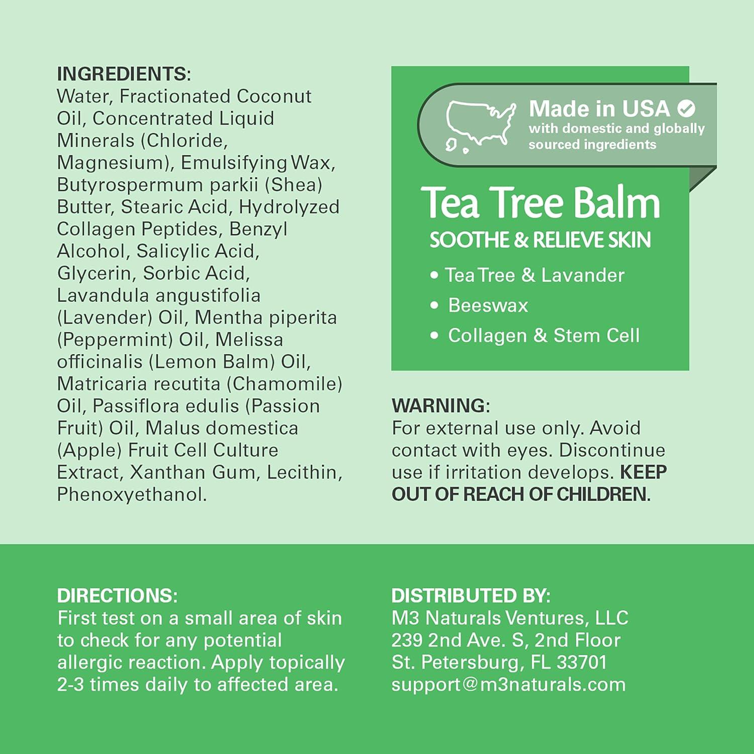 imageTea Tree Oil Foot Soak and Epsom Salts for soaking Foot Spa and Remedy for Athletes Foot Stinky Feet and Foot Soak for Dry Cracked Feet Detox Foot Soak and Tea Tree Oil for Healthy Toenails 16ozTea Tree Foot Balm