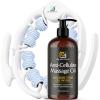 Anti Cellulite Oil and Lymphatic Drainage Massager Kit