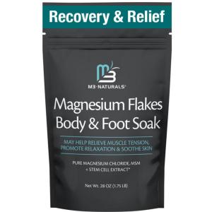 Tea Tree Oil Foot Soak and Epsom Salts for soaking | Foot Spa and Remedy for Athletes Foot, Stinky Feet, and Foot Soak for Dry Cracked Feet | Detox Foot Soak and Tea Tree Oil for Healthy Toenails 16oz(Magnesium Foot & Body Soak)